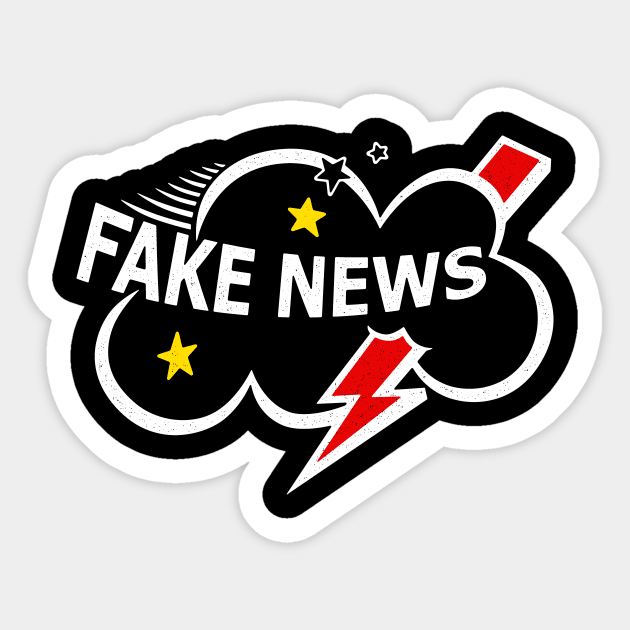 FAKE NEWS Sticker by blairjcampbell